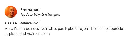 Hébergement Moorea Sunrise Fishing Hébergement Moorea Sunrise Fishing